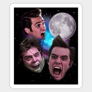 Ace Ventura Howl at the Moon Sticker